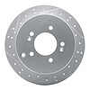 830-03044L Geoperformance Drilled/Slotted Brake Rotor, 2001-2016 Kia/Hyundai/Genesis, Position: Rear Left - image 1