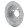 830-03044R Geoperformance Drilled/Slotted Brake Rotor, 2001-2016 Kia/Hyundai/Genesis, Position: Rear Right - image 4
