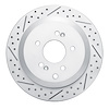 830-03048L Geoperformance Drilled/Slotted Brake Rotor, 2007-2012 Kia/Hyundai/Genesis, Position: Rear Left - image 1