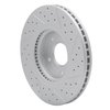 830-03051L Geoperformance Drilled/Slotted Brake Rotor, 2010-2013 Kia/Hyundai/Genesis, Position: Front Left - image 4