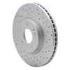 830-03051R Geoperformance Drilled/Slotted Brake Rotor, 2010-2013 Kia/Hyundai/Genesis, Position: Front Right - image 2