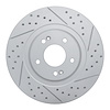 830-03053R Geoperformance Drilled/Slotted Brake Rotor, 2013-2020 Kia/Hyundai/Genesis, Position: Front Right - image 1