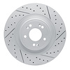 830-03057R Geoperformance Drilled/Slotted Brake Rotor, 2018-2020 Kia/Hyundai/Genesis, Position: Front Right - image 1