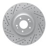 830-03070L Geoperformance Drilled/Slotted Brake Rotor, Fits Select Kia/Hyundai/Genesis, Position: Front Left - image 1