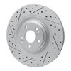 830-03070L Geoperformance Drilled/Slotted Brake Rotor, Fits Select Kia/Hyundai/Genesis, Position: Front Left - image 2