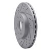 830-07002L Geoperformance Drilled/Slotted Brake Rotor, 2009-2019 Mopar, Position: Front Left - image 2