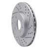830-07002R Geoperformance Drilled/Slotted Brake Rotor, 2009-2019 Mopar, Position: Front Right - image 2
