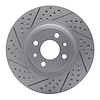 830-07004L Geoperformance Drilled/Slotted Brake Rotor, 2012-2019 Mopar, Position: Front Left - image 1