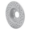 830-07005L Geoperformance Drilled/Slotted Brake Rotor, 2013-2019 Mopar, Position: Rear Left - image 4