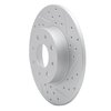 830-07005R Geoperformance Drilled/Slotted Brake Rotor, 2013-2019 Mopar, Position: Rear Right - image 2