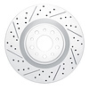 830-07006L Geoperformance Drilled/Slotted Brake Rotor, 2014-2019 Mopar, Position: Front Left - image 1