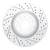 830-07006R Geoperformance Drilled/Slotted Brake Rotor, 2014-2019 Mopar, Position: Front Right - image 1
