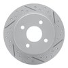 830-08000R Geoperformance Drilled/Slotted Brake Rotor, 1976-1982 Lancia, Position: Front Right