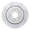 830-10002L Geoperformance Drilled/Slotted Brake Rotor, 2017-2020 Kia/Hyundai/Genesis, Position: Rear Left - image 1
