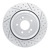 830-10002R Geoperformance Drilled/Slotted Brake Rotor, 2017-2020 Kia/Hyundai/Genesis, Position: Rear Right - image 1