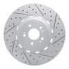 830-10003R Geoperformance Drilled/Slotted Brake Rotor, Fits Select Kia/Hyundai/Genesis, Position: Front Right