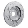 830-10003R Geoperformance Drilled/Slotted Brake Rotor, Fits Select Kia/Hyundai/Genesis, Position: Front Right - image 4