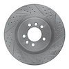 830-11011R Geoperformance Drilled/Slotted Brake Rotor, 2006-2017 Land Rover, Position: Front Right - image 1