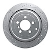 830-11016L Geoperformance Drilled/Slotted Brake Rotor, 2006-2012 Land Rover, Position: Rear Left - image 1