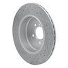 830-11018R Geoperformance Drilled/Slotted Brake Rotor, 2010-2012 Land Rover, Position: Rear Right - image 4