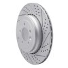 830-11020R Geoperformance Drilled/Slotted Brake Rotor, 2010-2013 Land Rover, Position: Rear Right - image 2