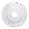 830-11023R Geoperformance Drilled/Slotted Brake Rotor, Fits Select Land Rover, Position: Rear Right - image 1