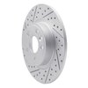 830-11027L Geoperformance Drilled/Slotted Brake Rotor, 2015-2020 Multiple Makes/Models, Position: Rear Left - image 2