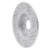 830-11027L Geoperformance Drilled/Slotted Brake Rotor, 2015-2020 Multiple Makes/Models, Position: Rear Left - image 4
