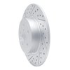 830-11028L Geoperformance Drilled/Slotted Brake Rotor, 2016-2019 Land Rover, Position: Rear Left - image 2