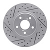 830-13009R Geoperformance Drilled/Slotted Brake Rotor, 1990-2016 GM, Position: Front Right - image 1