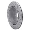 830-13015L Geoperformance Drilled/Slotted Brake Rotor, 2003-2004 Subaru, Position: Rear Left - image 4