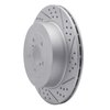 830-13015R Geoperformance Drilled/Slotted Brake Rotor, 2003-2004 Subaru, Position: Rear Right - image 2