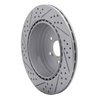 830-13015R Geoperformance Drilled/Slotted Brake Rotor, 2003-2004 Subaru, Position: Rear Right - image 4