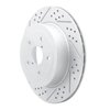 830-13017L Geoperformance Drilled/Slotted Brake Rotor, 2005-2007 Subaru, Position: Rear Left - image 2