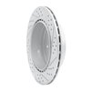 830-13017L Geoperformance Drilled/Slotted Brake Rotor, 2005-2007 Subaru, Position: Rear Left - image 4