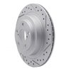 830-13019R Geoperformance Drilled/Slotted Brake Rotor, 2005-2009 Subaru, Position: Rear Right - image 2