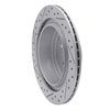 830-13019R Geoperformance Drilled/Slotted Brake Rotor, 2005-2009 Subaru, Position: Rear Right - image 4