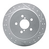 830-13020R Geoperformance Drilled/Slotted Brake Rotor, 2005-2009 Subaru, Position: Rear Right - image 1