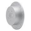 830-13020R Geoperformance Drilled/Slotted Brake Rotor, 2005-2009 Subaru, Position: Rear Right - image 2