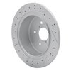 830-13020R Geoperformance Drilled/Slotted Brake Rotor, 2005-2009 Subaru, Position: Rear Right - image 4