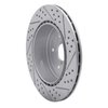 830-13022L Geoperformance Drilled/Slotted Brake Rotor, 2008-2020 Subaru, Position: Rear Left - image 4