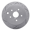 830-13024L Geoperformance Drilled/Slotted Brake Rotor, 2015-2021 Subaru, Position: Rear Left - image 1