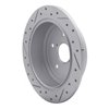 830-13024R Geoperformance Drilled/Slotted Brake Rotor, 2015-2021 Subaru, Position: Rear Right - image 4