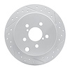 830-13025R Geoperformance Drilled/Slotted Brake Rotor, Fits Select Subaru, Position: Rear Right - image 1