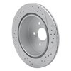 830-13027L Geoperformance Drilled/Slotted Brake Rotor, 2014-2018 Subaru, Position: Rear Left - image 4