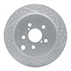 830-13027R Geoperformance Drilled/Slotted Brake Rotor, 2014-2018 Subaru, Position: Rear Right - image 1