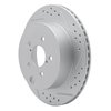 830-13027R Geoperformance Drilled/Slotted Brake Rotor, 2014-2018 Subaru, Position: Rear Right - image 2