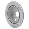 830-13027R Geoperformance Drilled/Slotted Brake Rotor, 2014-2018 Subaru, Position: Rear Right - image 4