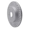 830-13028R Geoperformance Drilled/Slotted Brake Rotor, Fits Select Subaru, Position: Rear Right - image 2