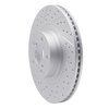 830-13034L Geoperformance Drilled/Slotted Brake Rotor, Fits Select Multiple Makes/Models, Position: Front Left - image 2
